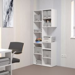 Стеллаж Элемент-2 (белый) в Миассе - miass.mebel24.online | фото 3