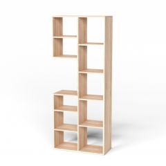 Стеллаж Элемент-2 (дуб сонома) в Миассе - miass.mebel24.online | фото