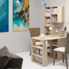 Стеллаж Элемент-2 (дуб сонома) в Миассе - miass.mebel24.online | фото 4