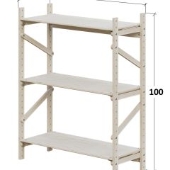Стеллаж Конструктор Арт.С1000-1 в Миассе - miass.mebel24.online | фото 2