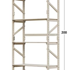 Стеллаж Конструктор Арт.СR2000-1 в Миассе - miass.mebel24.online | фото 2