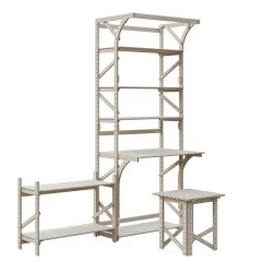 Стеллаж+стол Конструктор Арт.СRСт1-1 в Миассе - miass.mebel24.online | фото 3