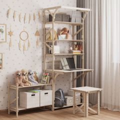 Стеллаж+стол Конструктор Арт.СRСт1-1 в Миассе - miass.mebel24.online | фото 4