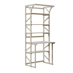 Стеллаж+стол со стойкой Конструктор Арт.СRСт2-1 в Миассе - miass.mebel24.online | фото