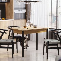 Стол обеденный СО-3 (Дуб Крафт Золотой) в Миассе - miass.mebel24.online | фото 2