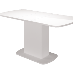 Стол обеденный Соренто 2 раздвижной (Белый) в Миассе - miass.mebel24.online | фото