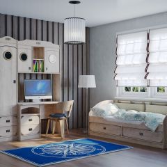 Стол письменный с надстройкой НКМ Мираж-1 + Иллюминатор в Миассе - miass.mebel24.online | фото 4