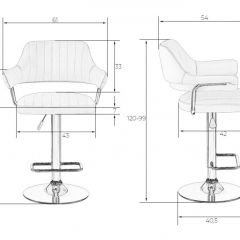 Стул барный DOBRIN CHARLY LM-5019 (белый) в Миассе - miass.mebel24.online | фото 2