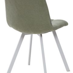 Стул CHILLI SQUARE UF860-11B мятный, ткань/ белый каркас М-City в Миассе - miass.mebel24.online | фото 2