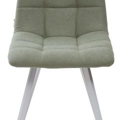 Стул CHILLI SQUARE UF860-11B мятный, ткань/ белый каркас М-City в Миассе - miass.mebel24.online | фото 3