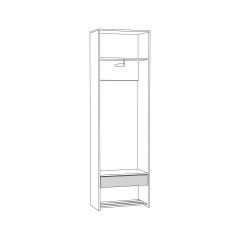 Трувор Шкаф для одежды 13.328.02 в Миассе - miass.mebel24.online | фото 2