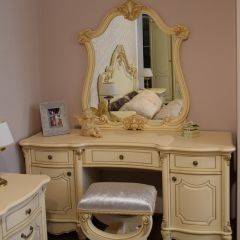 Туалетный стол Мона Лиза БЕЗ Зеркала (крем) в Миассе - miass.mebel24.online | фото 4