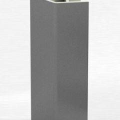 Угловое соединение для цоколя 135 гр. h150 мм (Алюминий, Белый, Черный, Сономаый) в Миассе - miass.mebel24.online | фото 1