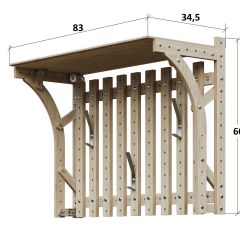 Вешалка Конструктор Арт.В830-1 в Миассе - miass.mebel24.online | фото 2