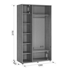 ЗАРА Шкаф 3-х створчатый 2 в Миассе - miass.mebel24.online | фото 2