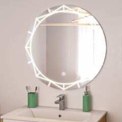 Зеркало Алжир 700 с подсветкой Домино (GL7033Z) в Миассе - miass.mebel24.online | фото 3