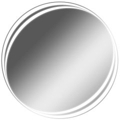 Зеркало Берг 700х700 с подсветкой Домино (GL7055Z) в Миассе - miass.mebel24.online | фото