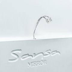 Зеркало Gia 75 white с подсветкой Sansa (SGa1044Z) в Миассе - miass.mebel24.online | фото 5