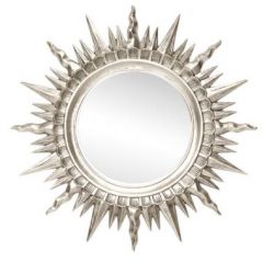 Зеркало круглое серебро (1810(1) в Миассе - miass.mebel24.online | фото