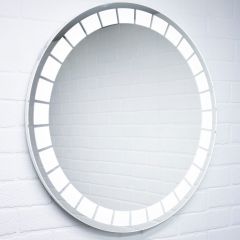 Зеркало Маскат 700х700 с подсветкой Домино (GL7057Z) в Миассе - miass.mebel24.online | фото 3