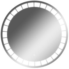 Зеркало Маскат 700х700 с подсветкой Домино (GL7057Z) в Миассе - miass.mebel24.online | фото 1
