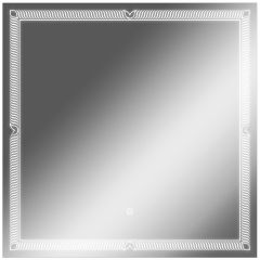 Зеркало Паликир 700х700 с подсветкой Домино (GL7051Z) в Миассе - miass.mebel24.online | фото 1