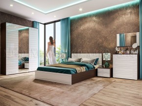 АФИНА Спальный гарнитур (МДФ) модульный в Миассе - miass.mebel24.online | фото