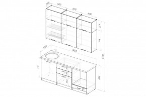 АЛЬБА Кухонный гарнитур Макси 1800 мм в Миассе - miass.mebel24.online | фото 2