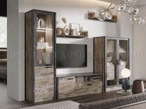Амели Тумба ТВ (Дуб Юкон-Бетон темный) в Миассе - miass.mebel24.online | фото 3
