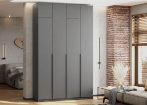 Антресоль 1600 «ШК-5» Графит серый в Миассе - miass.mebel24.online | фото 4