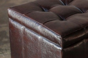 Банкетка-сундук Лонг коричневая в Миассе - miass.mebel24.online | фото 4
