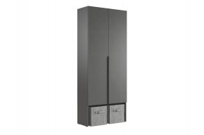 БАСКО Прихожая К10 (графит) в Миассе - miass.mebel24.online | фото 4