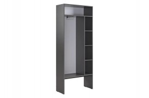 БАСКО Прихожая К10 (графит) в Миассе - miass.mebel24.online | фото 7