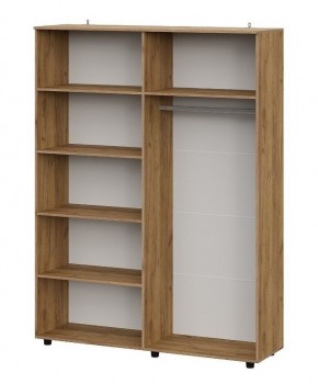 БАЙКАЛ Шкаф четырехстворчатый (Графит/Дуб золотой) в Миассе - miass.mebel24.online | фото 2