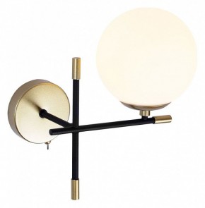 Бра Arte Lamp Arkab A2225AP-1BK в Миассе - miass.mebel24.online | фото