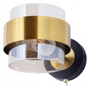 Бра Arte Lamp Carlo A8205AP-1BK в Миассе - miass.mebel24.online | фото