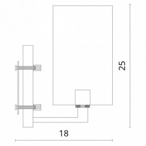 Бра Divinare Porta 5933/01 AP-1 в Миассе - miass.mebel24.online | фото 3