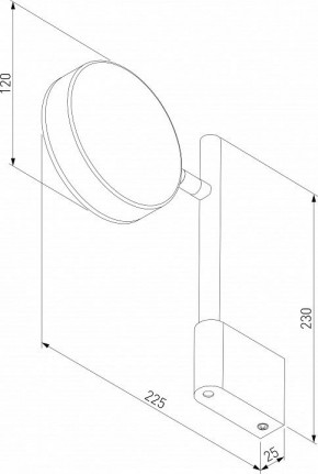 Бра Elektrostandard Tobi a064593 в Миассе - miass.mebel24.online | фото 3