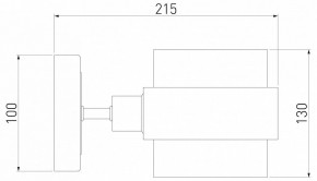 Бра Eurosvet Arcada 70127/1 черный/ дымчатый в Миассе - miass.mebel24.online | фото 3
