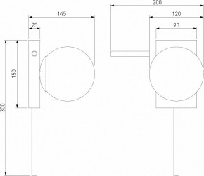 Бра Eurosvet Fredo 40036/1 черный жемчуг в Миассе - miass.mebel24.online | фото 4