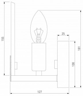 Бра Eurosvet Marble 60158/1 латунь в Миассе - miass.mebel24.online | фото 3