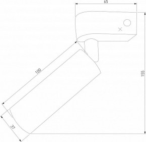 Бра Eurosvet Pitch 20143/1 LED титан в Миассе - miass.mebel24.online | фото 3