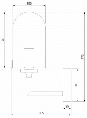 Бра Eurosvet Pluto 60156/1 хром в Миассе - miass.mebel24.online | фото 2