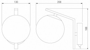 Бра Eurosvet Shape 70132/1 хром в Миассе - miass.mebel24.online | фото 3
