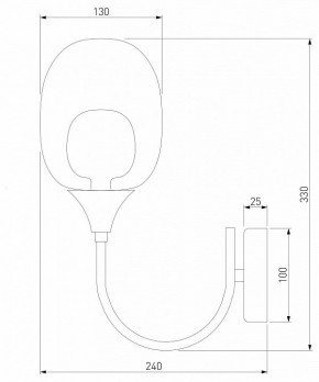 Бра Eurosvet Spritz 70218/1 латунь в Миассе - miass.mebel24.online | фото 4