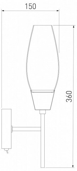 Бра Eurosvet Thalia 60140/1 сатин-никель в Миассе - miass.mebel24.online | фото 3