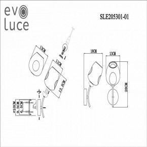 Бра EVOLUCE Besano SLE205301-01 в Миассе - miass.mebel24.online | фото 7