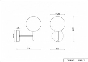 Бра F-promo Sheeny 3088-1W в Миассе - miass.mebel24.online | фото 3