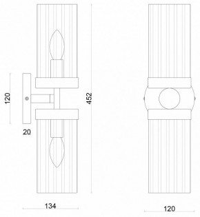 Бра Favourite Radiales 3099-2W в Миассе - miass.mebel24.online | фото 4