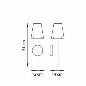 Бра Lightstar Diafano 758614 в Миассе - miass.mebel24.online | фото 4